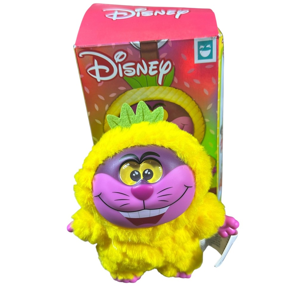 Disney Fresh Picked Vinyl Plush Keychain NWT Yellow Cheshire Cat Pineapple Fruit